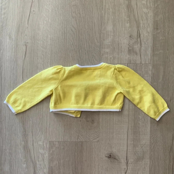 GYMBOREE | Yellow | PINEAPPLE CROP CARDIGAN - Picture 4 of 4